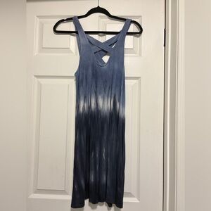 American Eagle Outfitters Blue and White Dress